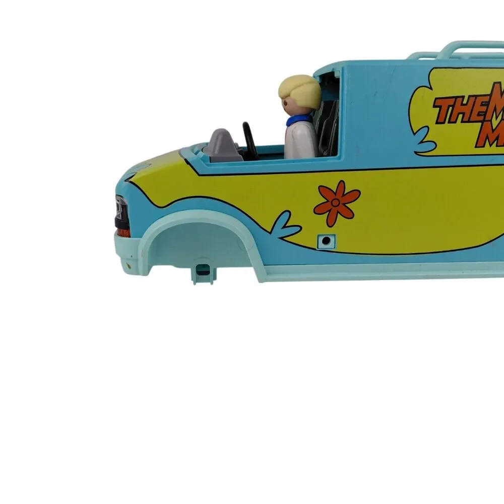 Playmobil Scooby-Doo Mystery Mansion Haunted Mystery Machine Van Figs Incomplete